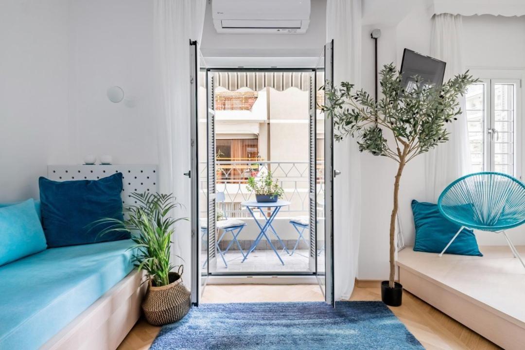 Blue City Center Boutique Apartment Szaloniki Kültér fotó